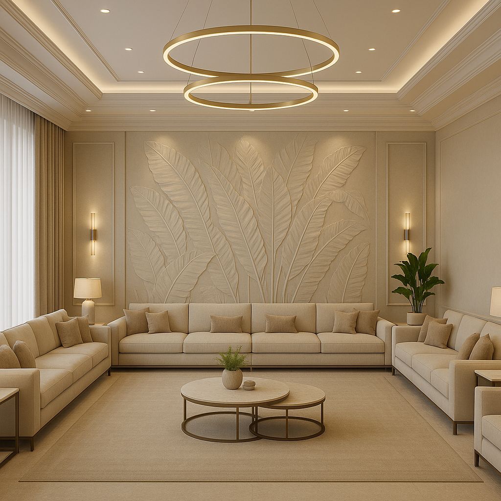 luxury living room interior in Karimnagar